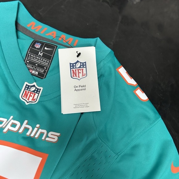 NIKE NFL Miami Dolphins #5 Aqua Jersey Youth Size 10/12 Meduim - Picture 4 of 4